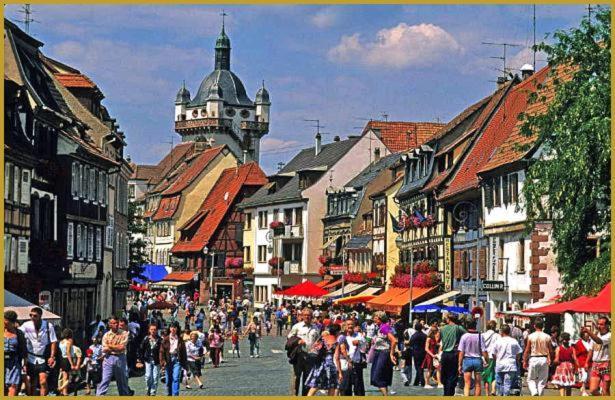 Au Bon Vieux Port Maison De Vacances Alsacienne A 10Mn De Ribeauville, Riquewihr Et Kaysersberg ซิลิสตาต์ ภายนอก รูปภาพ